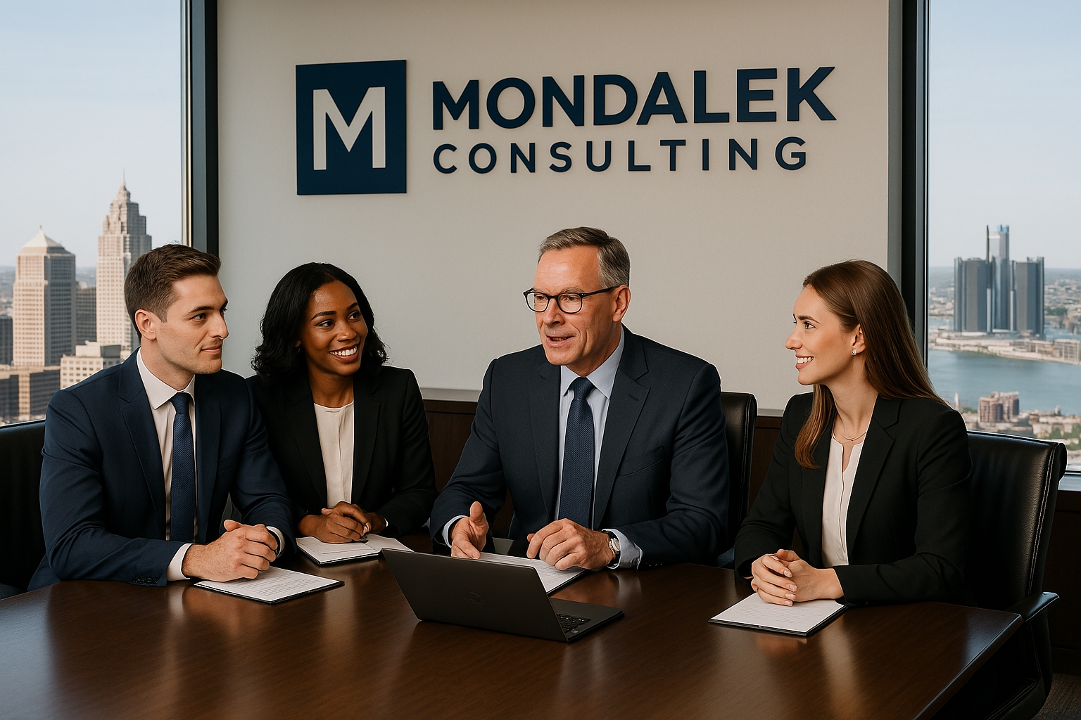 Mondalek Consulting team collaborating
